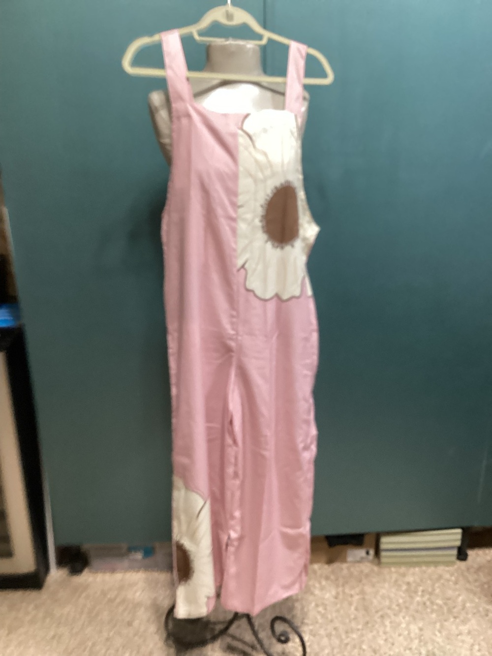 NWT light rose overalls
